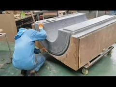 Guscio per carrozzeria di camion in plastica rinforzata con fibra di vetro FRP, stratificazione manuale, RTM, tecnologia SMC
