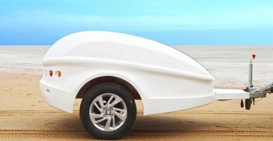 Carrozzeria di rimorchio da viaggio leggero, corpo di roulotte stampato in FRP in un pezzo SMC