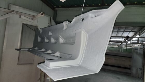 Fibreglass bus rear bumper / rear fascia GRP composite moulded bus parts