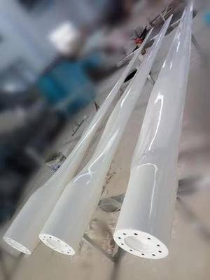500 Chilogrammi Pale Eoliche in FRP a Pala Torta Realizzate in Plastica Rinforzata con Fibra
