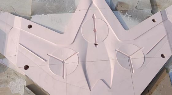 Modello di muffa per legno di balsa CNC per GFRP