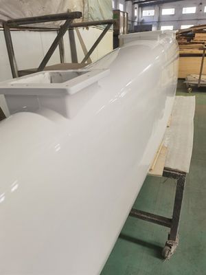 Parti di barca in fibra di vetro ad alta durata Processo di laminazione manuale e facile installazione