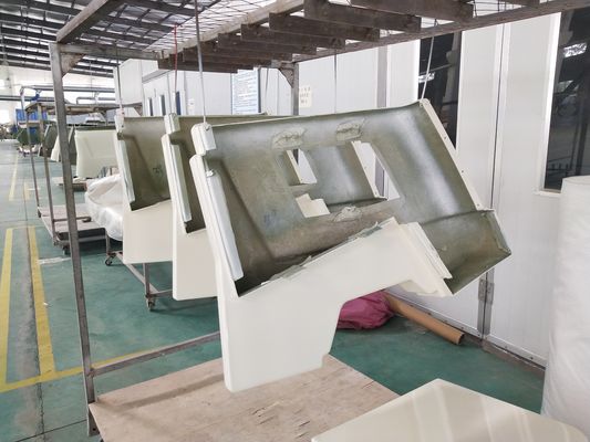 Pannello carrozzeria camion in fibra di vetro colorato su misura per progetto pannelli camion