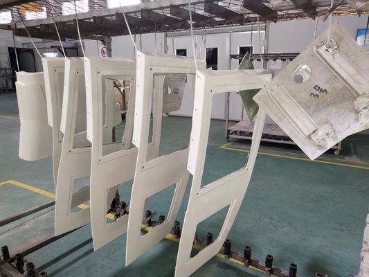 Pannello carrozzeria camion in fibra di vetro colorato su misura per progetto pannelli camion