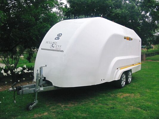 Scocca Monoblocco per Camper e Roulotte, Scocca Integrata in Fibra di Vetro per Camper, Elevata Rigidità