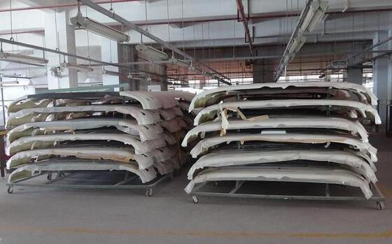 Paraurti per autobus in SMC in fibra di vetro ad alta durabilità, involucro batteria, esterno carrozzeria in FRP