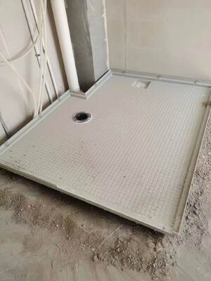 Set da parete per bagno in SMC impermeabile Pannello da parete per bagno stampato in SMC integrato