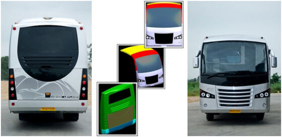 Pannello Tetto Autobus in FRP | Pannello Carrozzeria Superiore Leggero in Fibra di Vetro Guscio Tetto Composito per Autobus
