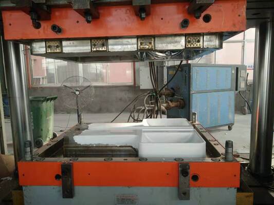 lightweight SMC wall panels SMC P-Type One-Piece Wash Basin one-piece molded SMC vanity basin