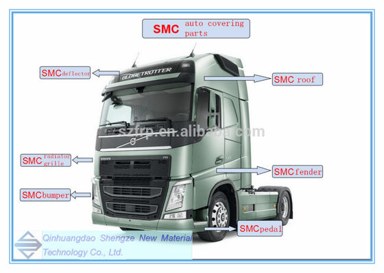 Dimensioni personalizzate SMC e tecnologia RTM SMC Automotive Front End Module Carrier Assembly